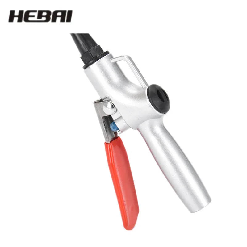 HEBAI Pneumatic Air Dust Blowing Gun Air Blow Gun Metal Air Dust Gun Angled Bent Nozzle Pistol Grip Pneumatic High Pressure