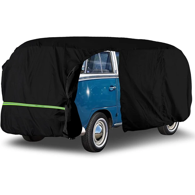 vwバスt1-t2-t3-1950-1992対応-防水・全天候型カーカバー1セット-ドアジッパー付き-防風-収納バッグ付き
