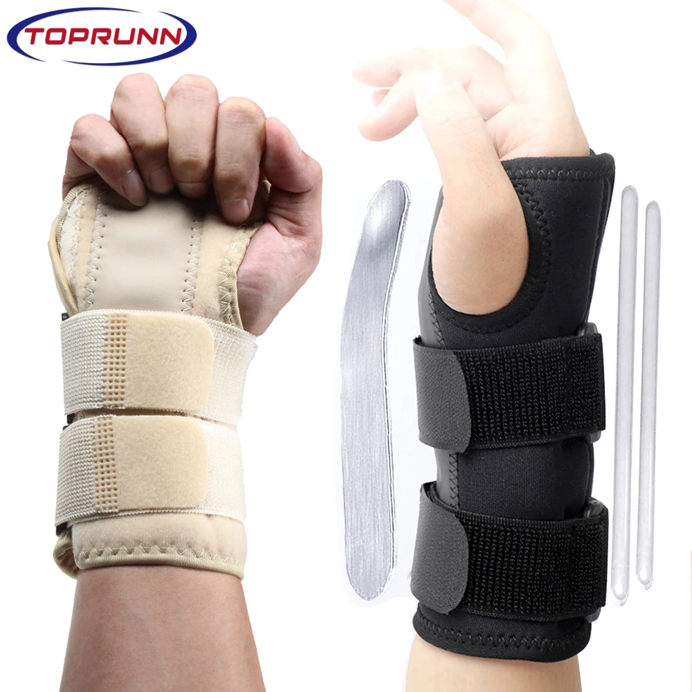 

1PC Wrist Brace for Carpal Tunnel Relief Night Support,Maximum Support with 3 Stays Women Men Adjustable Splint Right Left Hands