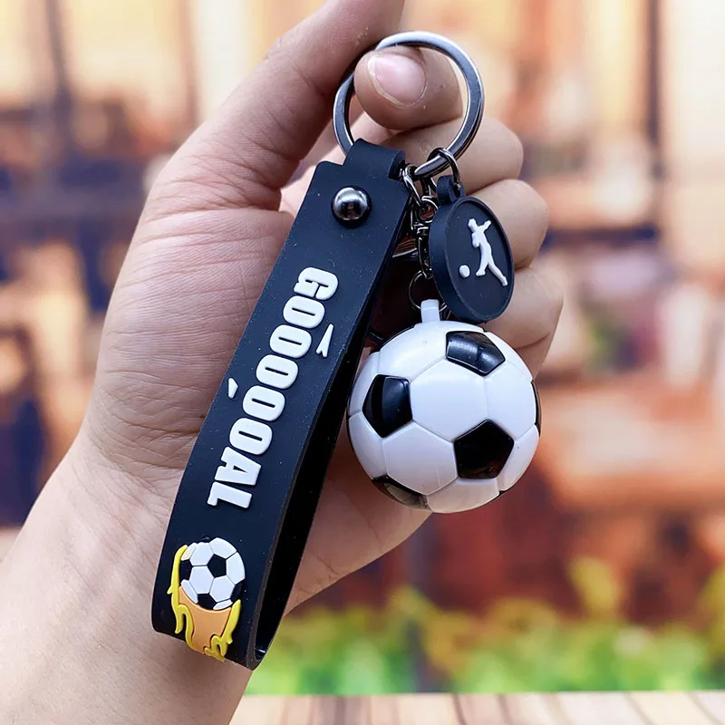 Football Game Souvenirs Football Keychain To Play Football Boy Keychain Man Keychain for Football Lovers Gift Keyring