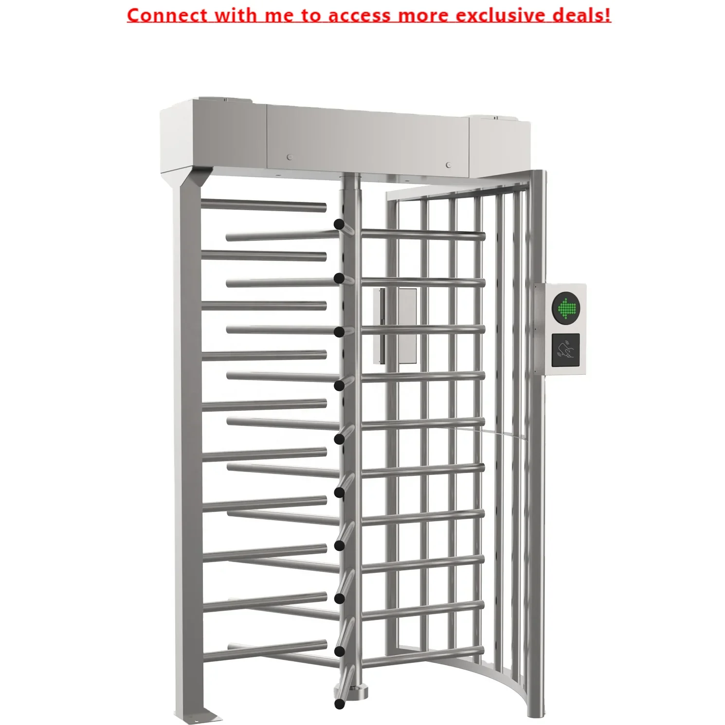 

Anti-Tailing Fingerprint Access Control Rotating Gate Full Height Turnstile Security Turnstile For Gym