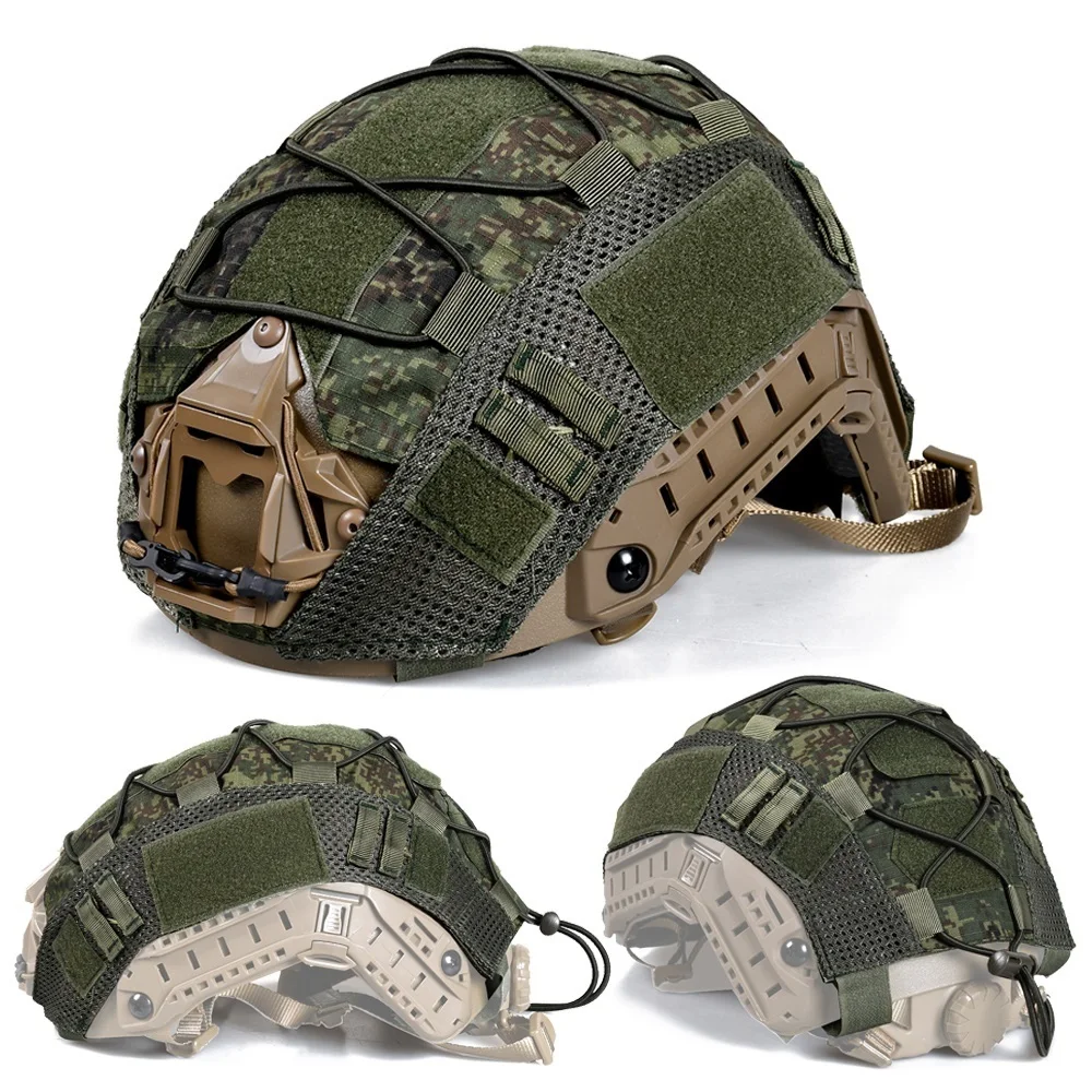 Airsoft Tactical Helmet Set, Multicam Camo Helmet Cover & Noise Canceling Headset, Goggles, Multi Pack, Balaclava