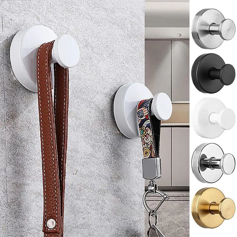 Bathroom Hooks For Wall Waterproof Multipurpose Towel Hooks 2X Reusable Coat Hooks With 15 Lbs Bearing Load Space Saving Robe