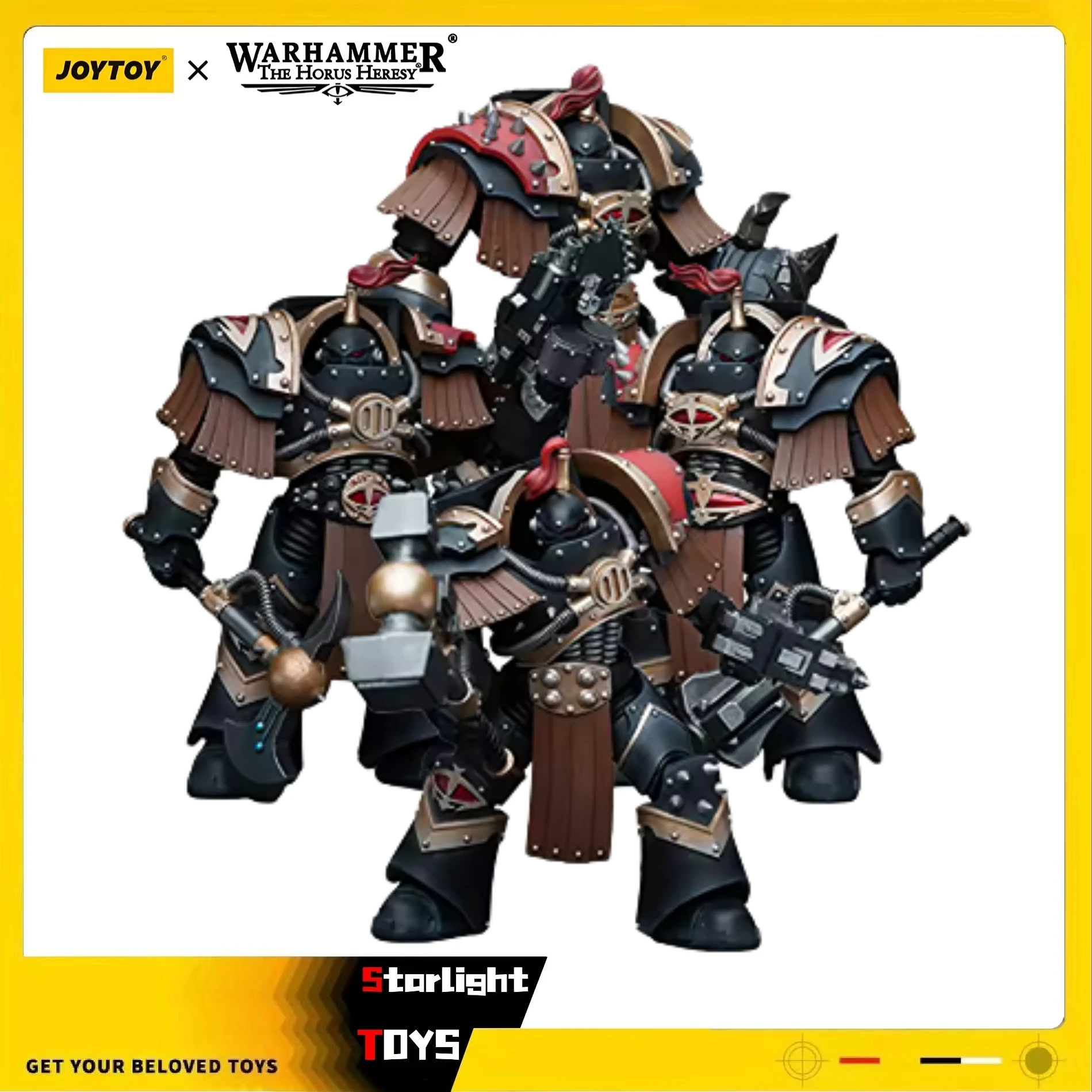 

JOYTOY 1/18 фигурка Warhammer 40K Sons of Horus Justaerin Terminator Squad 4 шт. игрушки модель подарки