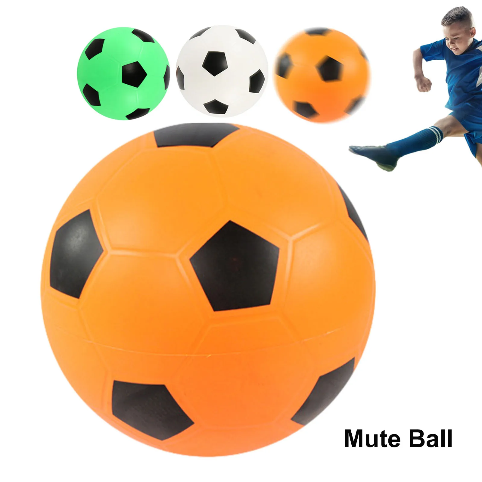 

Silent Football Ball High Density Foam Soccer Ball Indoor Silent Soccer Ball Easy to Grip High Density Foam Quiet Training Ball