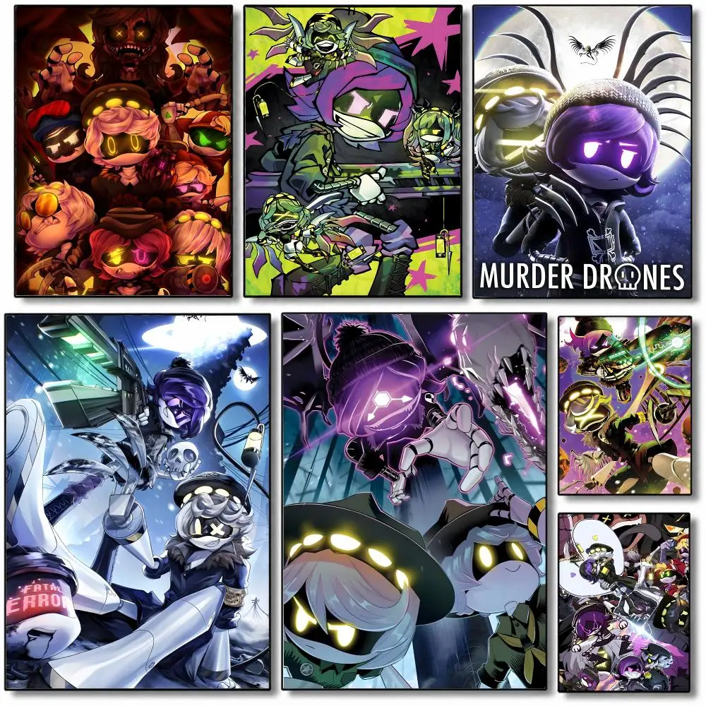 M-Murder Drones Classic Movie Poster Fancy Poster American Film Mural Home Childrens Room Wall Decor Print