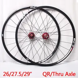 RXR Bike Wheelset 29er MTB Bicycle Carbon Hub 26'' 29