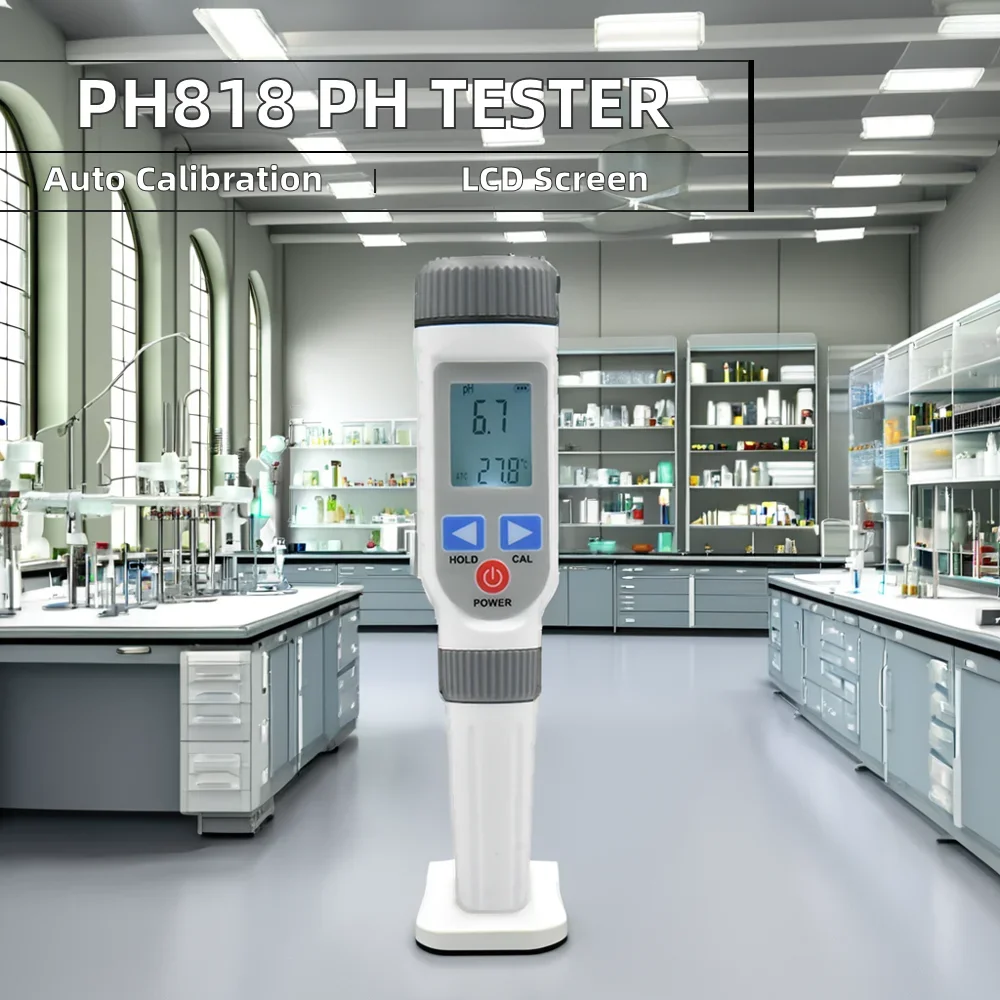 Portable PH818 Water Quality Tester pH Meter Aquarium Acidimeter Customized OEM Pen Type PH818 Meter Pen