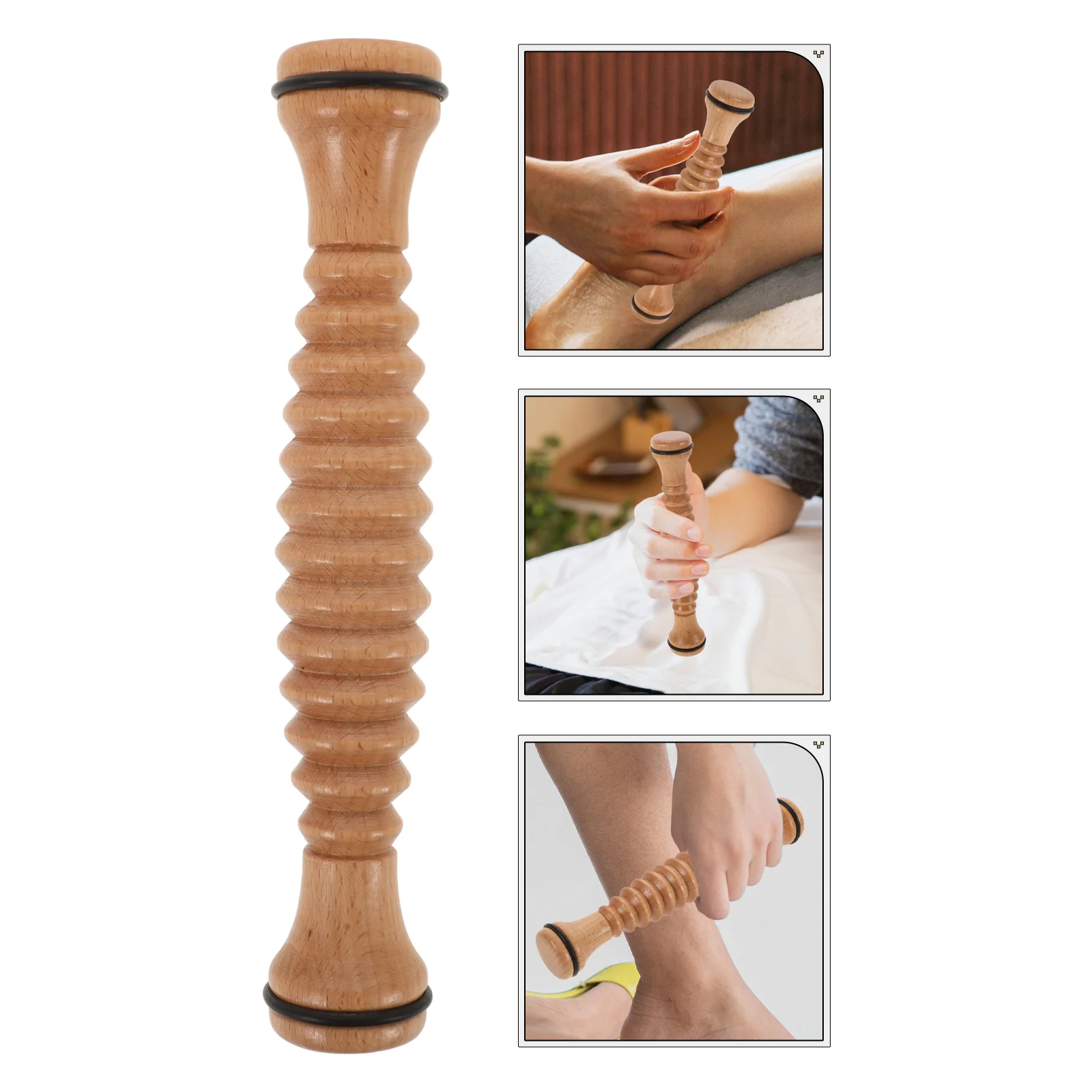 

1pc Wooden Foot Sole Roller Durable Massage Wheels Foot Care Supply Family Gift for Women Men Elders