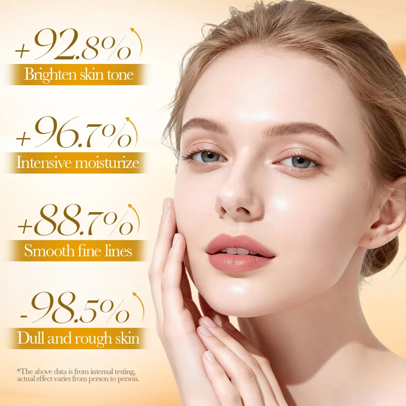 SADOER Vitamin C Collagen Capsule Face Cream Whitening Facial Cream Intensive Moisturize Smooth Fine Lines Youth Skin Care