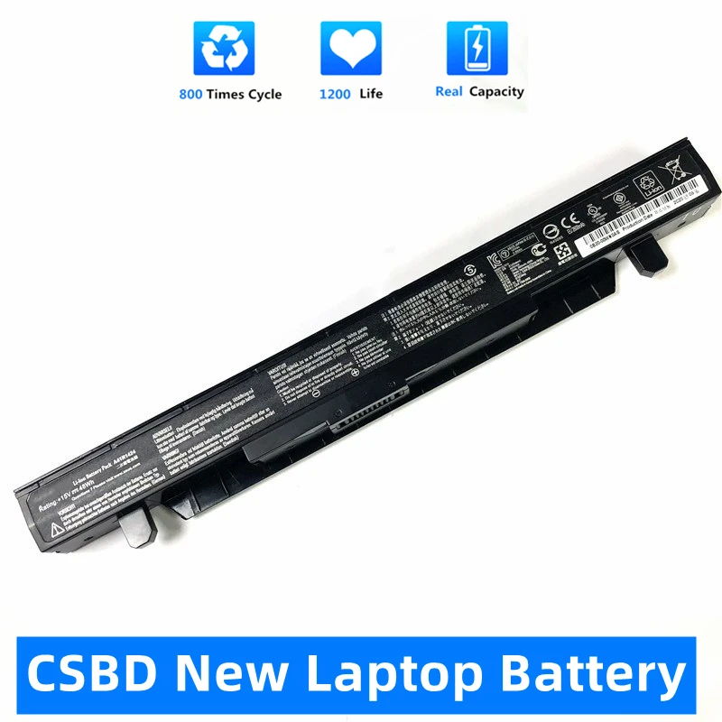 

CSBD Новый 14,4 V 48WH A41N1424 Аккумулятор для ноутбука ASUS ROG ZX50 ZX50J ZX50JX ZX50V ZX50VW GL552 GL552VW GL552J GL552JX GL552V