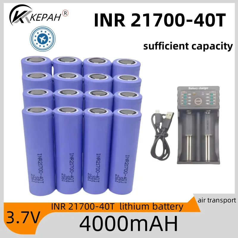 

100% NEW 21700 4500mah 45A 40T 3.7V high discharge/capacity Li-ion rechargeable battery PK 30T high discharge power li-ion