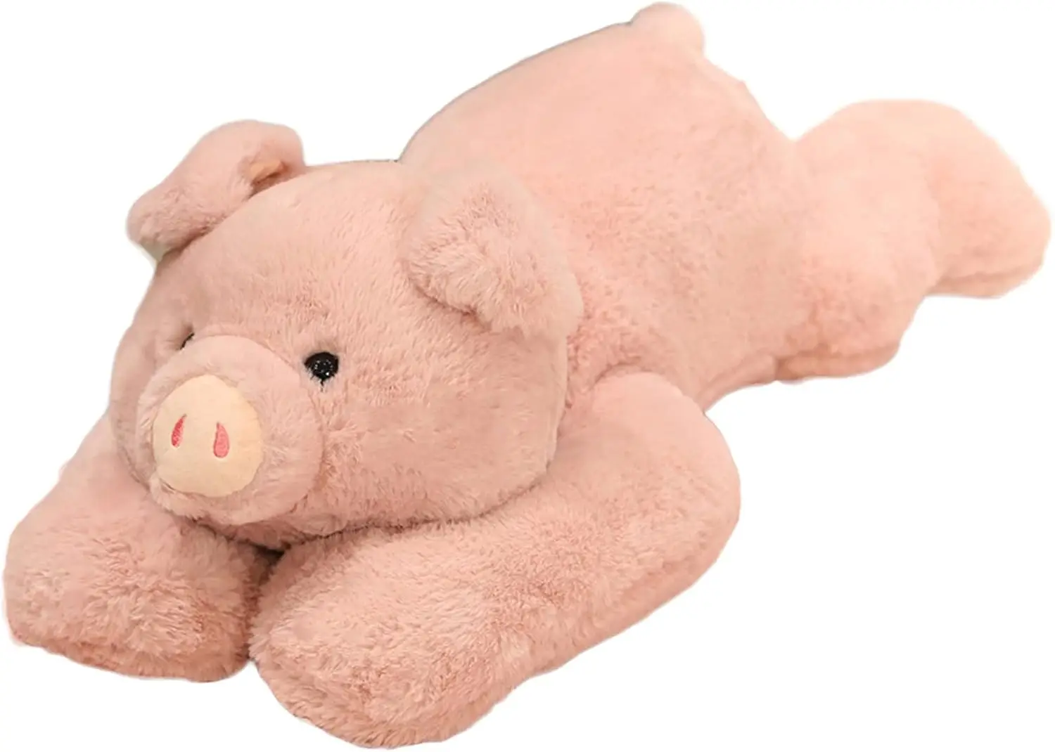 

6.2 lbs Weighted Pig Plush Toy, 29.5 Inch Soft Throw Pillow for Kids and Adults