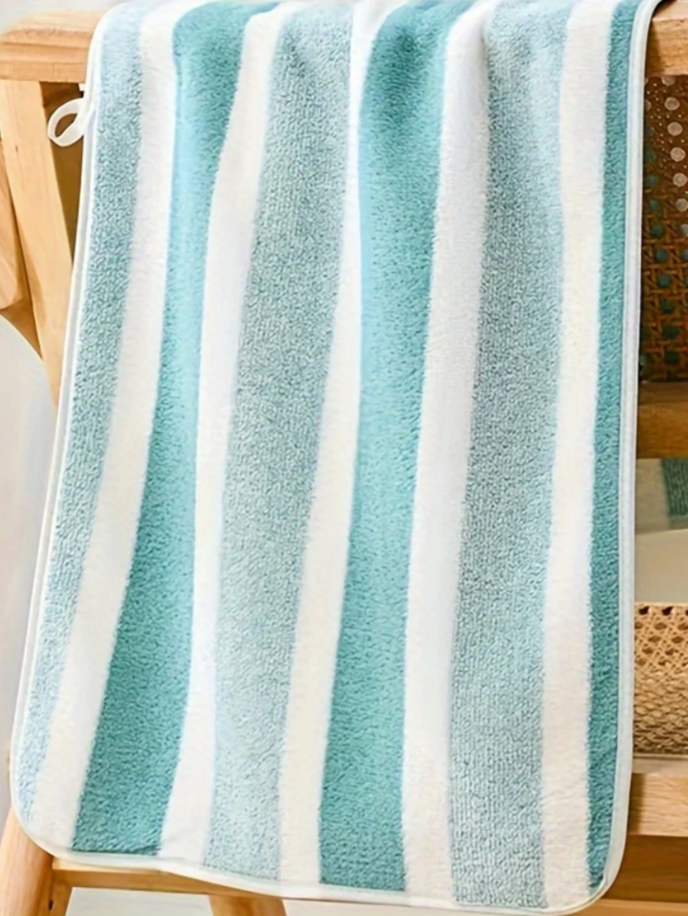 6枚組ストライプタオルセット、速乾吸水性バスタオル、バスタオル2枚、ハンドタオル2枚、ウォッシュクロス2枚、家庭用バスルームタオル