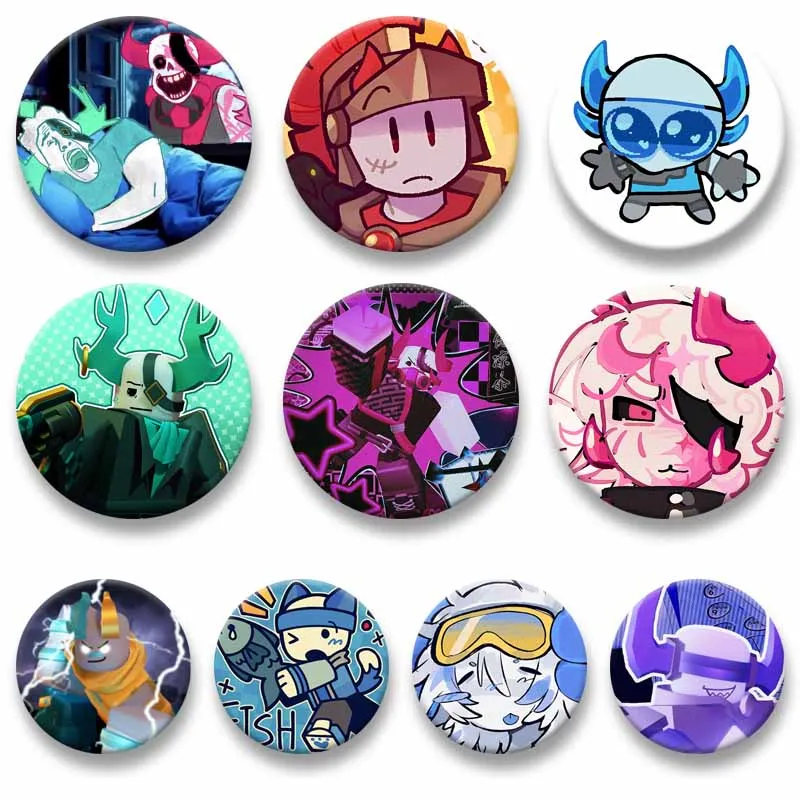 

Funny Subspace Sword Medkit Meme Badge Anime Game P-Phighting Lapel Pins Cartoon Brooch for Bag Hat Ornament Friend Jewelry Gift