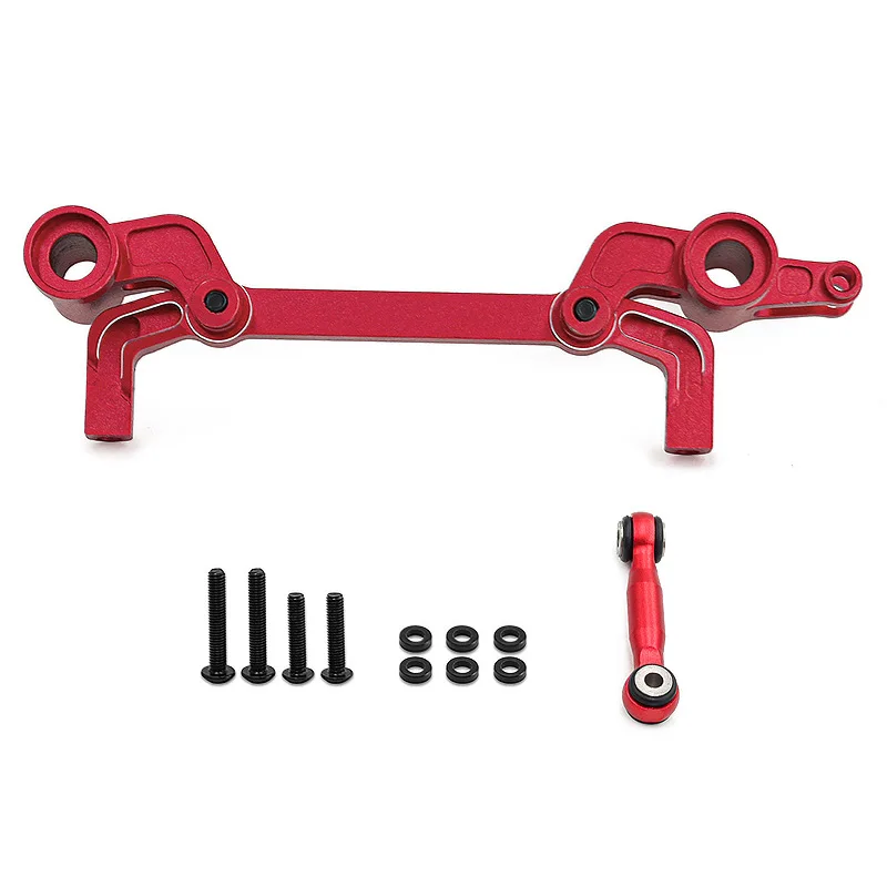 D284 Aluminum Alloy Steering Assembly Upgrade Parts for TRAXXAS 1/10 4-TEC Drift Ford Mustang #10543