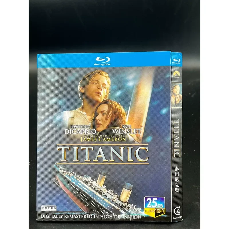 Titanic New BD Blu-ray Unopened Box Collector's Edition Movie Duration 19