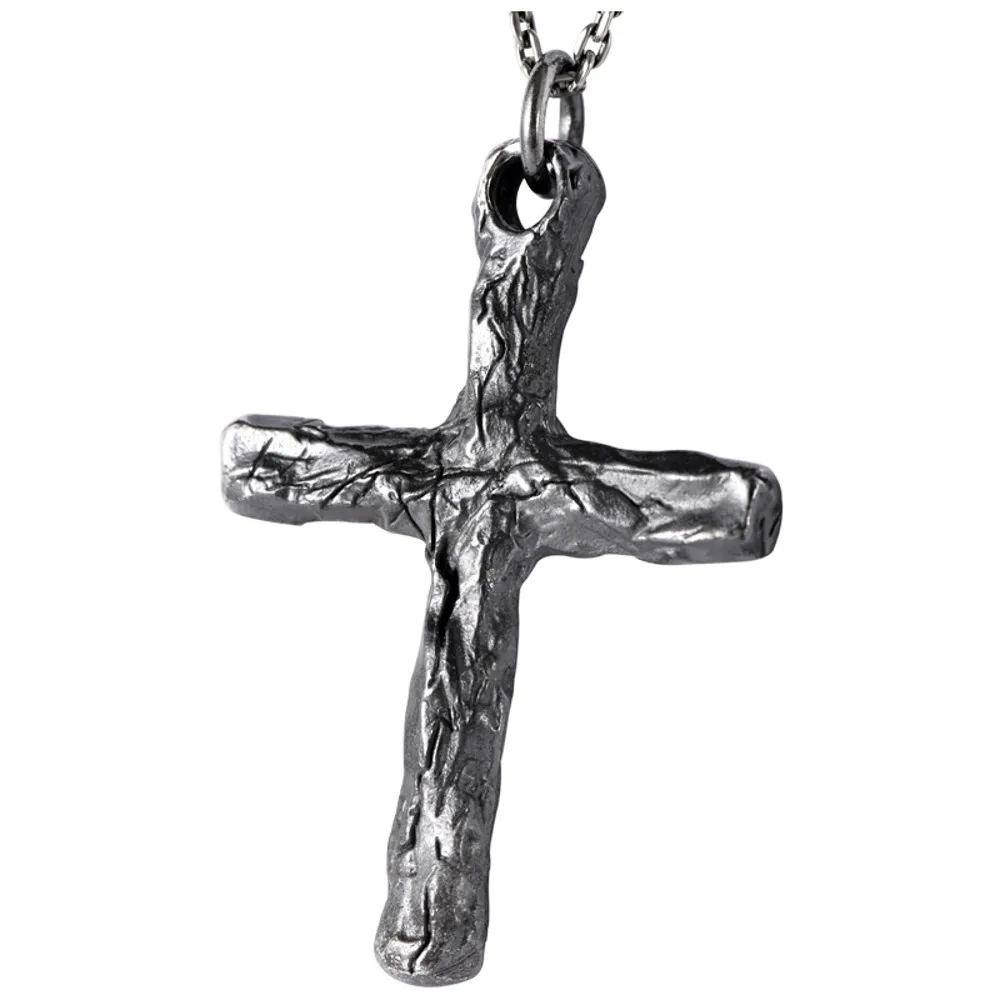 

BOCAI S925 Стерлингового Серебра Крест Подвеска для Мужчин Женщин Ретро Трещина Узор Чистый Аргентин Амулет Очаровательные Ювелирные Изделия Оптом