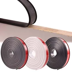Rubber Edge Trim, Self Adhesive U Channel Edge Trim, U Shaped Trim, Edge Banding for Plywood, Woods, Shelf, Cabinet, Countertop