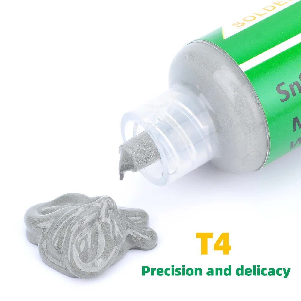 Needle-tube Type Lead-free Solder Paste Sn99Ag0.3Cu0.7 Melting Point 227℃ Repair Soldering Paste PCB Repair Welding Paste 0.3AG