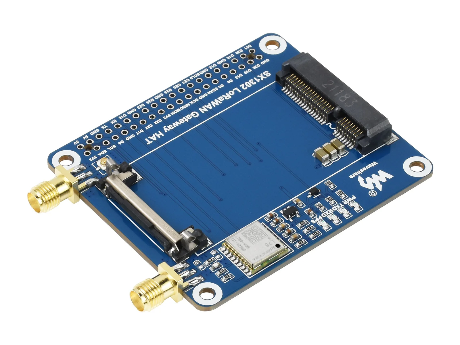 Sombrero Waveshare SX1302 LoRaWAN para Raspberry Pi SX1302 868M módulo GNSS SX1302 sombrero LoRaWAN