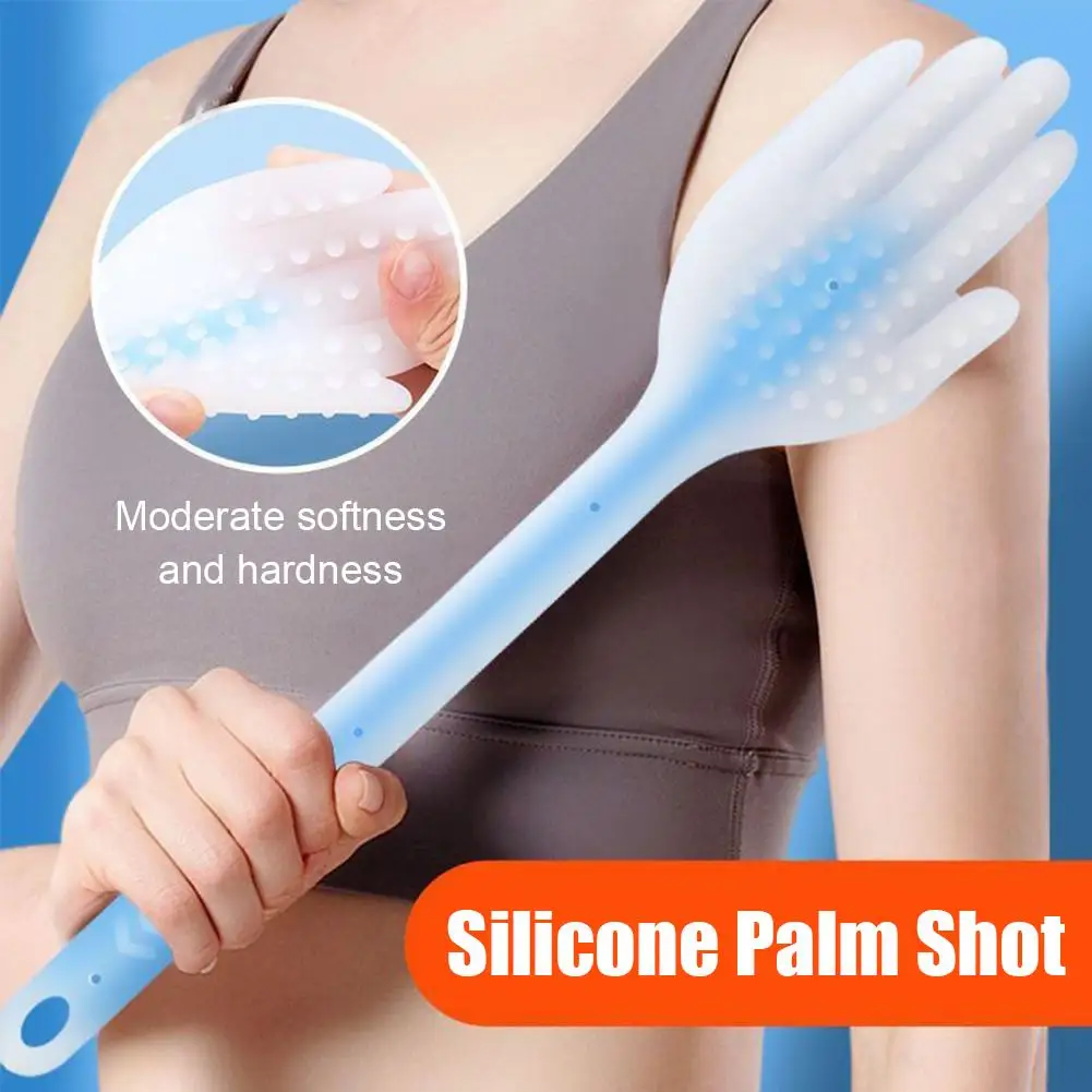 Silicone Meridian Slap Board Gua Sha Plate Beating Massage Bat For Back Body Massager Detox Massage Stick Blood Circulation