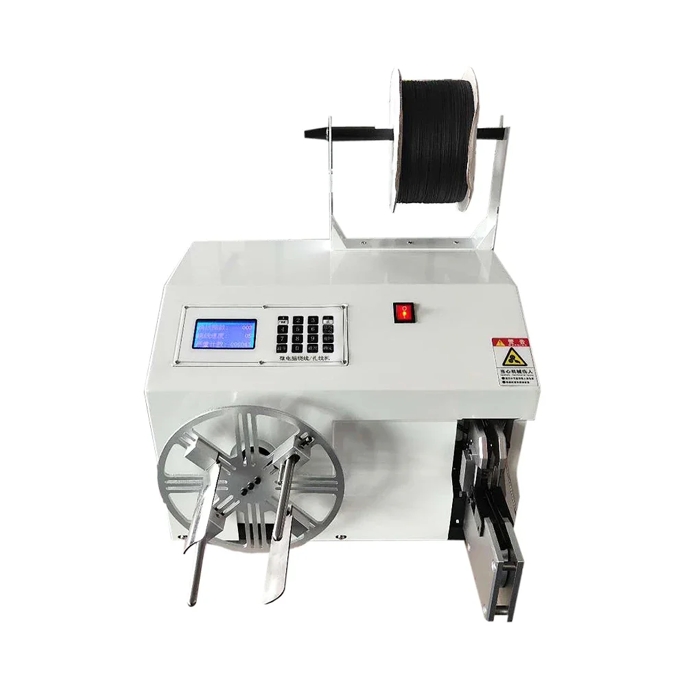 Semi-automatic Winding binding Machine data cable Winding power cable winding and binding machine with low price