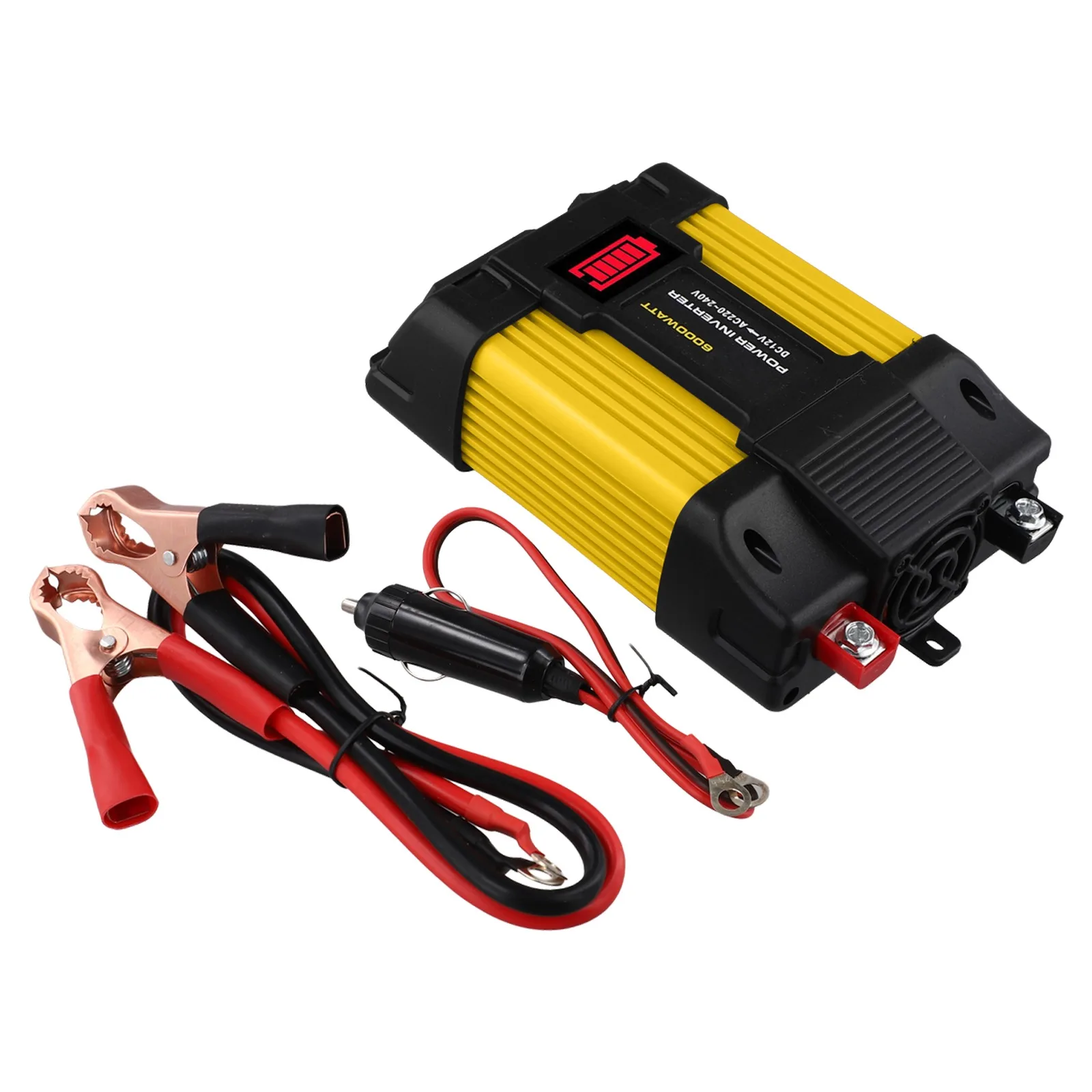 

Автомобильный инвертор мощности 6000 Вт, 12 В, 220 В постоянного тока, 12 В в переменный ток, 220 В, 110 В, автоматическое модифицированное синусоидальное USB-зарядное устройство, автомобильные аксессуары