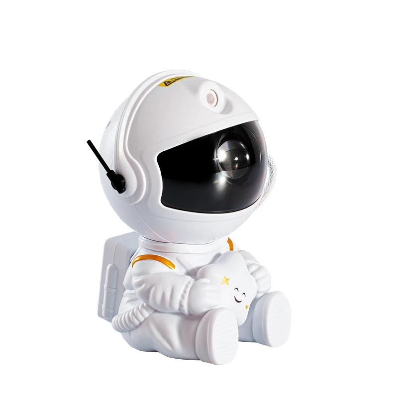 Remote Control Atmosphere Light Robot 360° Rotating Stepless Dimming Projector Night Lamp Net Red Selfie Light Night Light 2024