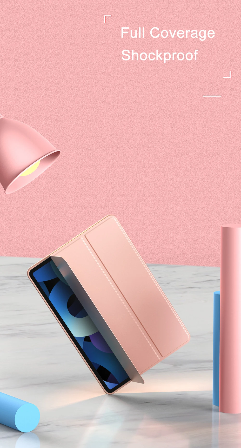 Чехол для iPad Air Pro MINI 3, 4, 5, 6, 7, 8, 9, 10-го поколения, 3-кратный кожаный чехол для планшета, жидкий силиконовый мягкий чехол-подставка 11 12,9 13