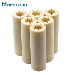 4/8pcs Solid Polymer LM8LUU Linear Bearings Bushing LML8UU 8MM 8*15*45mm Gray Color for Prusa Mendel 3D Printer DIY CNC Machine