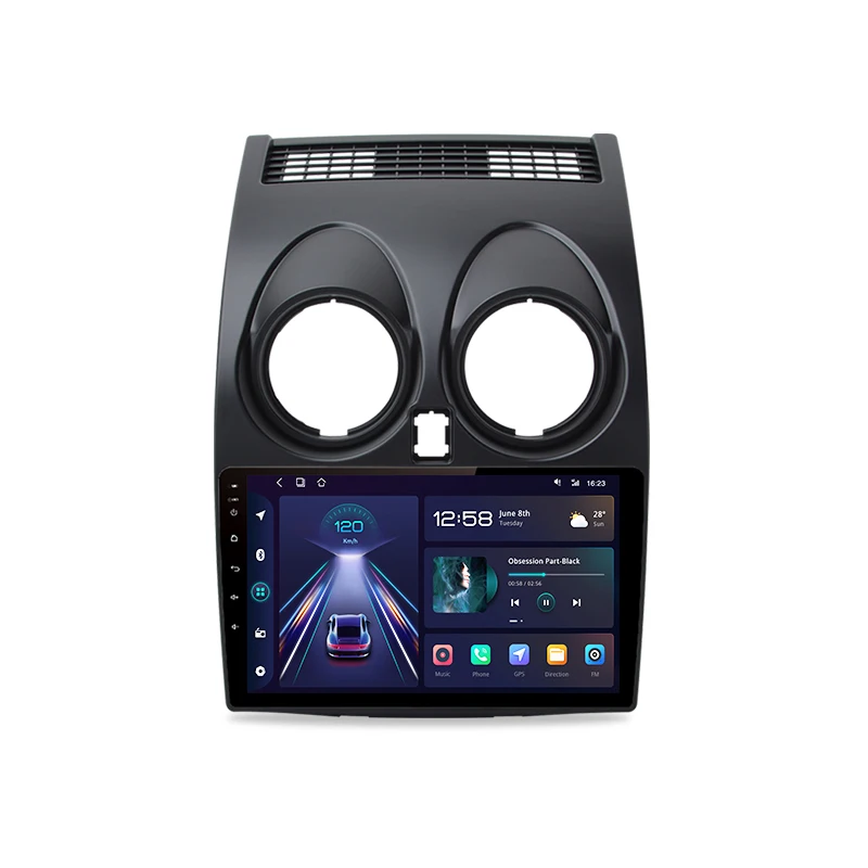 Junsun ai 4g lte kabelloses carplay android auto autoradio für nissan qashqai j10 2009 2013-gps navi bt dsp rds fm