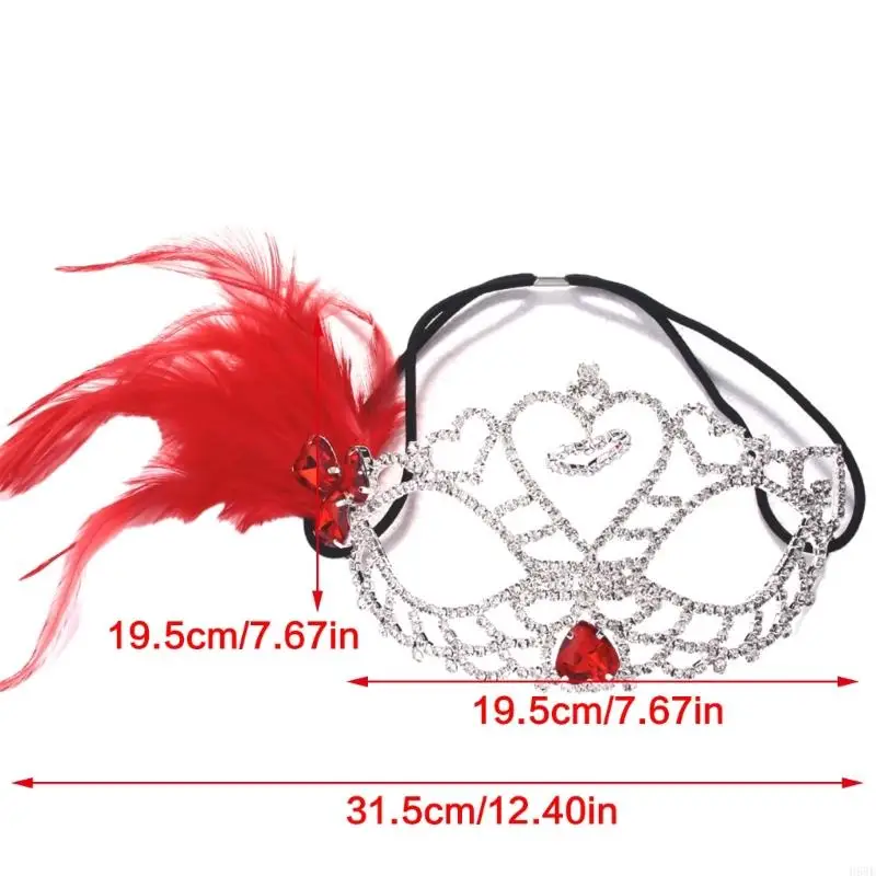 H58e strassons eyemask masquerade eyemask pour les carnavals mascarade, les bals, le mariage, le masque demi-visage pour