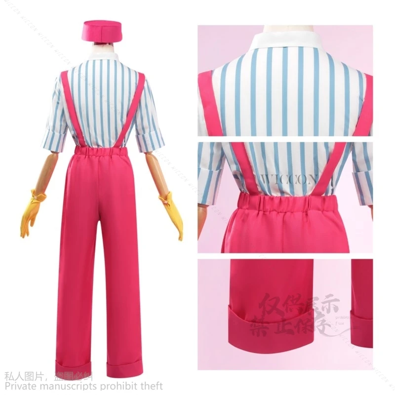 Anime Game Project Sekai Colorful Stage Cosplay Kasane Teto Vtuber Cos Maid Pants Uniform Set Halloween Party Hat Cos Red Wigs image 5
