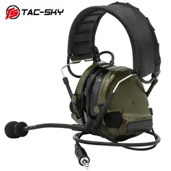 TAC-SKY COMTA  New Detachable Headband Silicone Earmuffs Military Noise Reduction Tactical Headphones  COMTA III