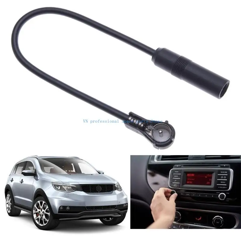 41XA In Dashboard Receiver Antenna Connector Adapter Cable Cord, 30cm Extension, Male to Female Suitable for Navigation Units
