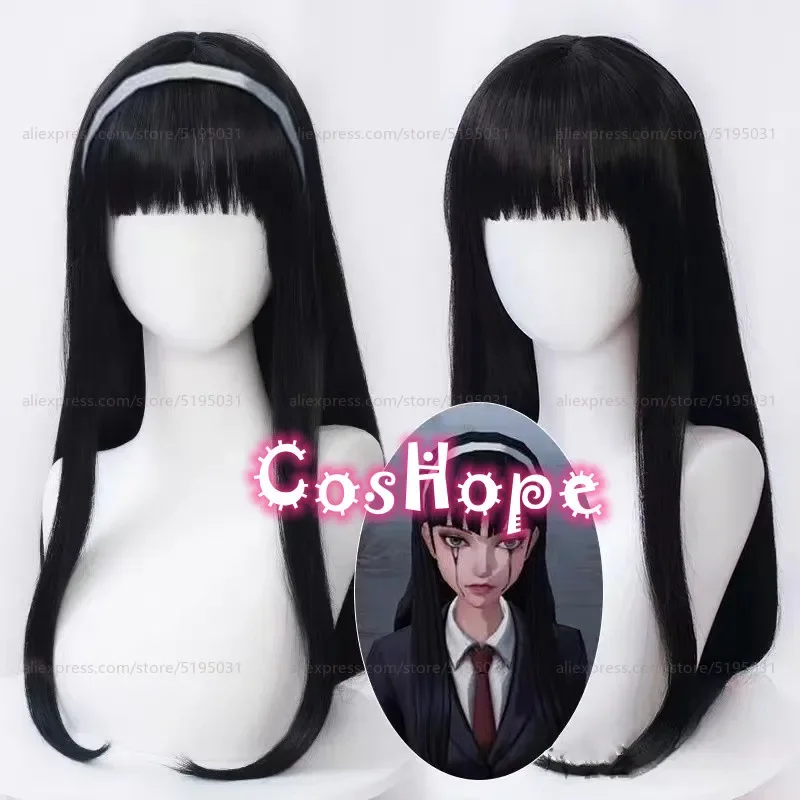 

Yidhra Cosplay Wig Tomie Kawakami WigThe Dream Witch 60cm Straight Black Wig Cosplay Heat Resistant Synthetic Wigs