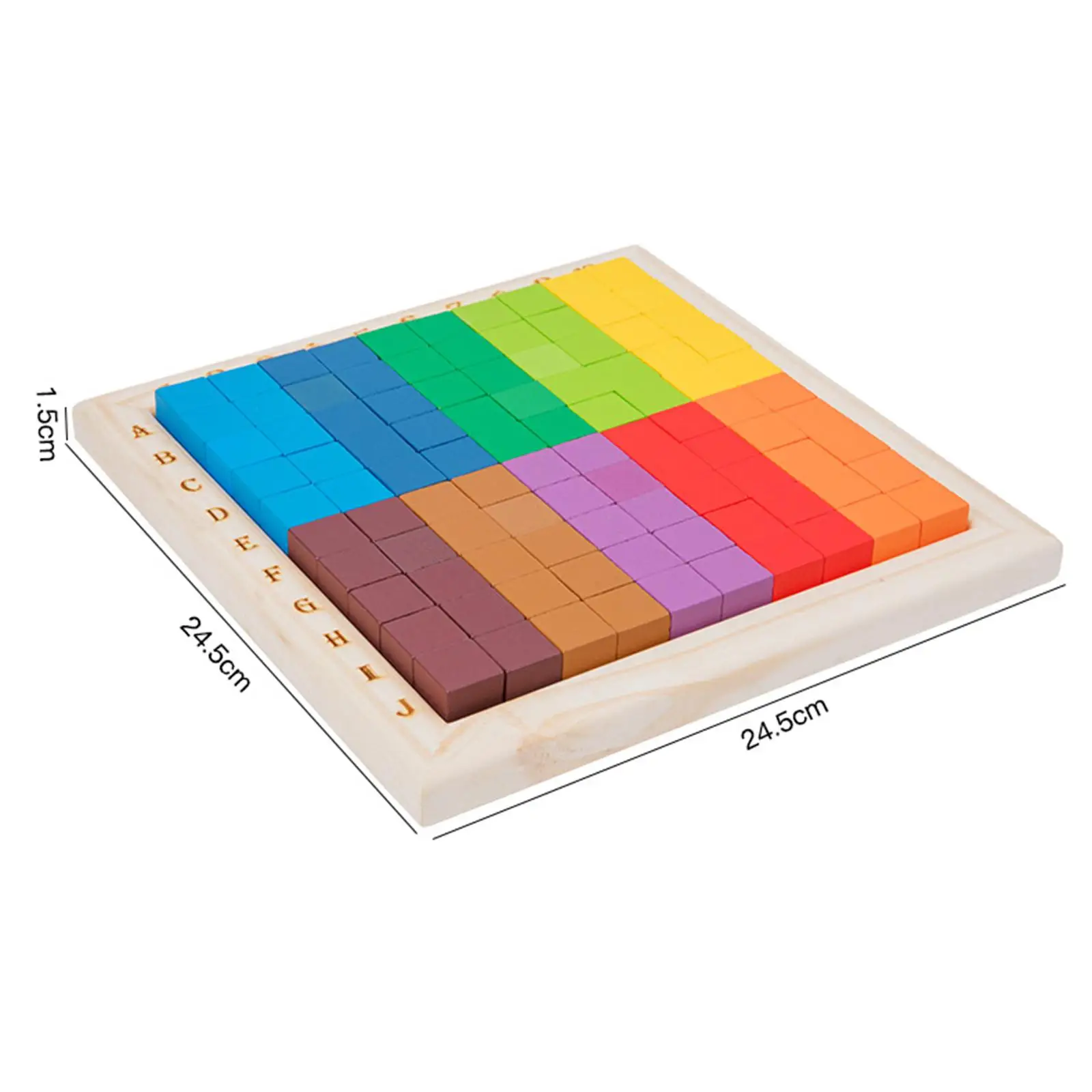 Kleurrijke Kubussen Puzzel Speelgoed Voorschoolse Activiteiten Vroege Ontwikkeling Montessori Speelgoed voor Kinderen Jongens Meisjes Baby Leeftijden 3+ Feestartikelen