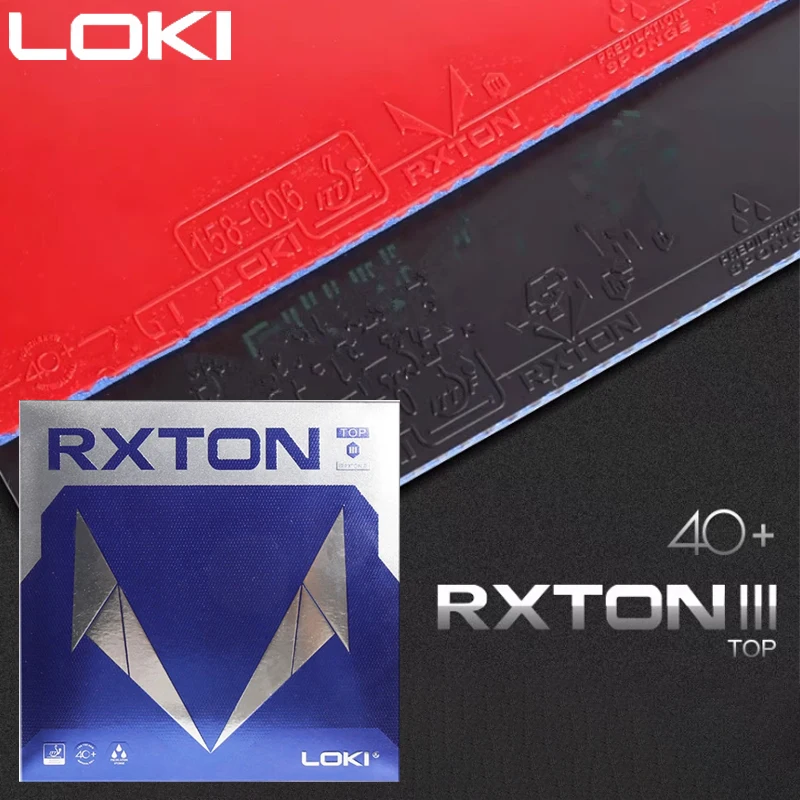 

LOKI RXTON III TOP Резиновая накладка для настольного тенниса Нелипкие шипы в резиновой ракетке для настольного тенниса с губкой 2,1 мм, одобрено ITTF