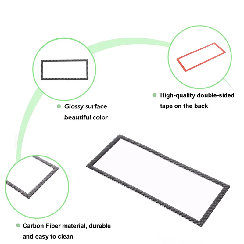

Carbon Fiber For Land Rover Defender 110 2020-2024 Center Dashboard Navigation Screen Cover Trim Interior Accessories