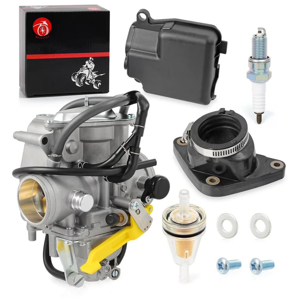 Carburetor & Intake Manifold Boot For Honda TRX400EX Sportrax 400EX TRX400X 1999-2014 Carb - Image 2