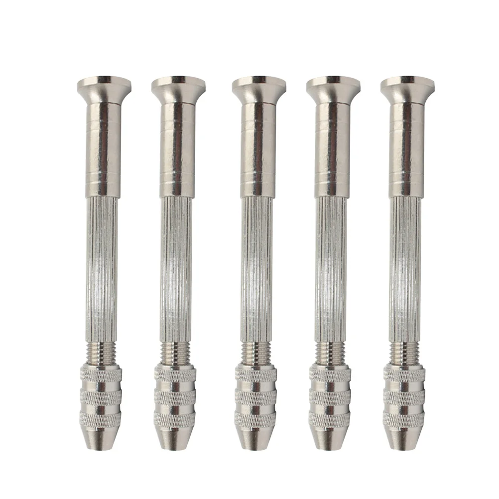 5Pcs Hand Drill Precision Heavy Duty Professional Tool for Wood Linden Horn Amber Walnut Plastic Jewelry Engraving