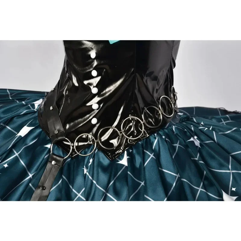 Wetrose】em estoque diabo miku 2023 cosplay traje demônio rascal menina mikku novo fanart feminino conjunto de renda de halloween