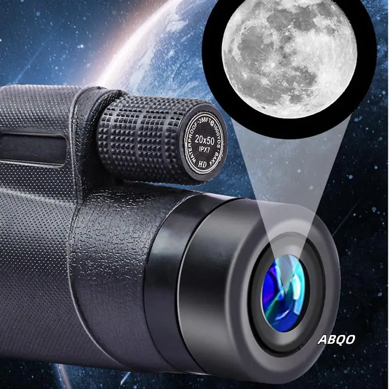 

Binoculars 20X50 Long-Distance Focusing Portable Travel Monocular Hunting Toys Wide-Angle Design