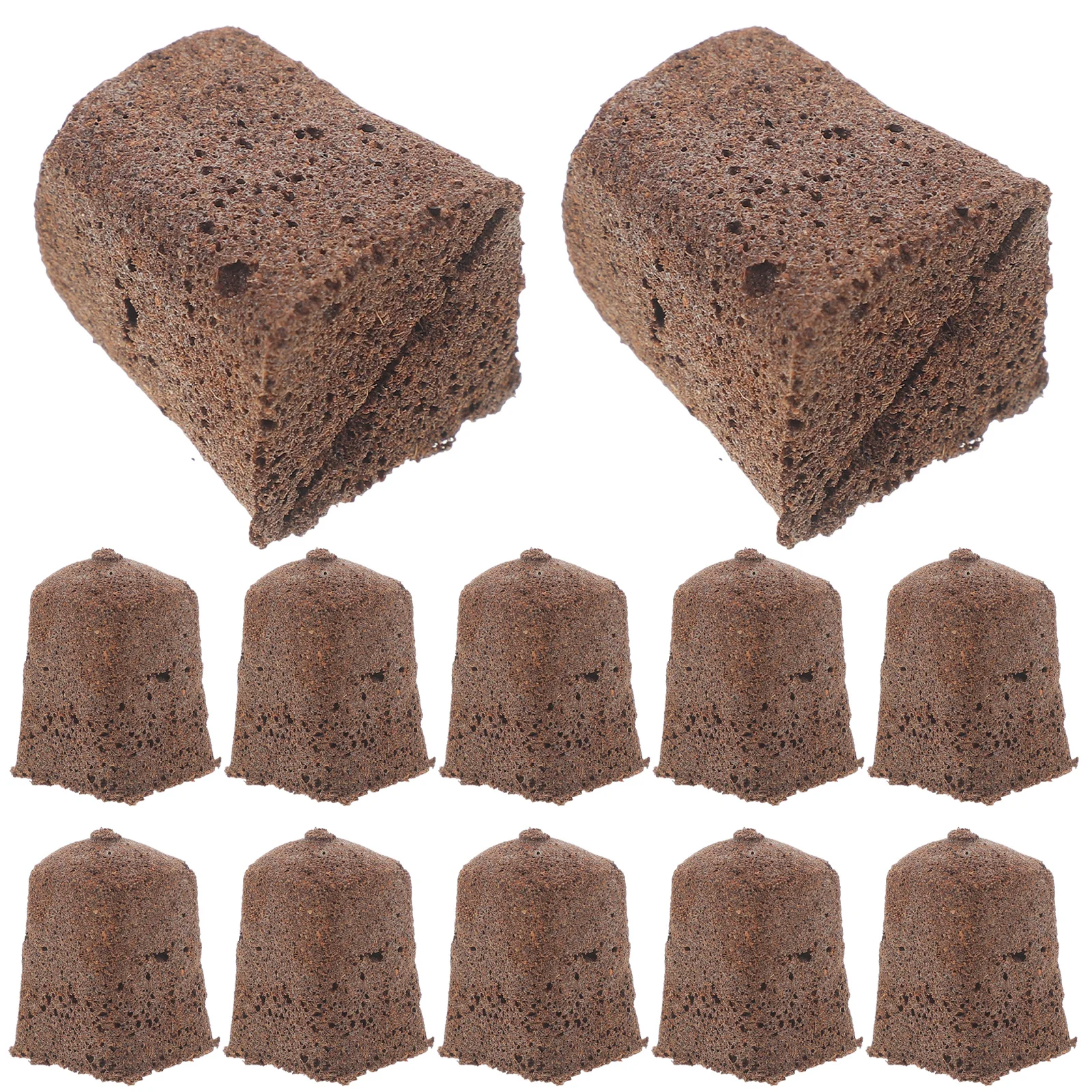 

40pcs Seedling Blocks 40 Count Soilless Grow Cubes For Plant Starter Kits Nutrient-Rich Compressed Peat Pellets Gardening