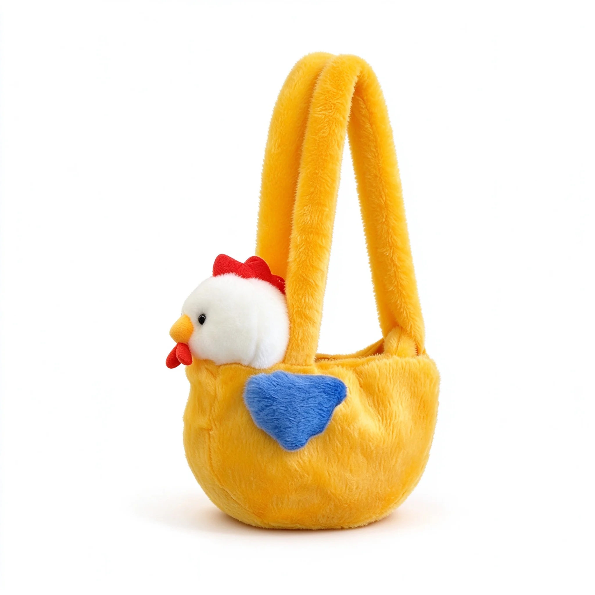 Beige Yellow Coffee Brown Cute Mini Plush Bunny Rabbit Handle Crossbody Bag Handbag Cartoon Animal Shoulder Purse For Girls