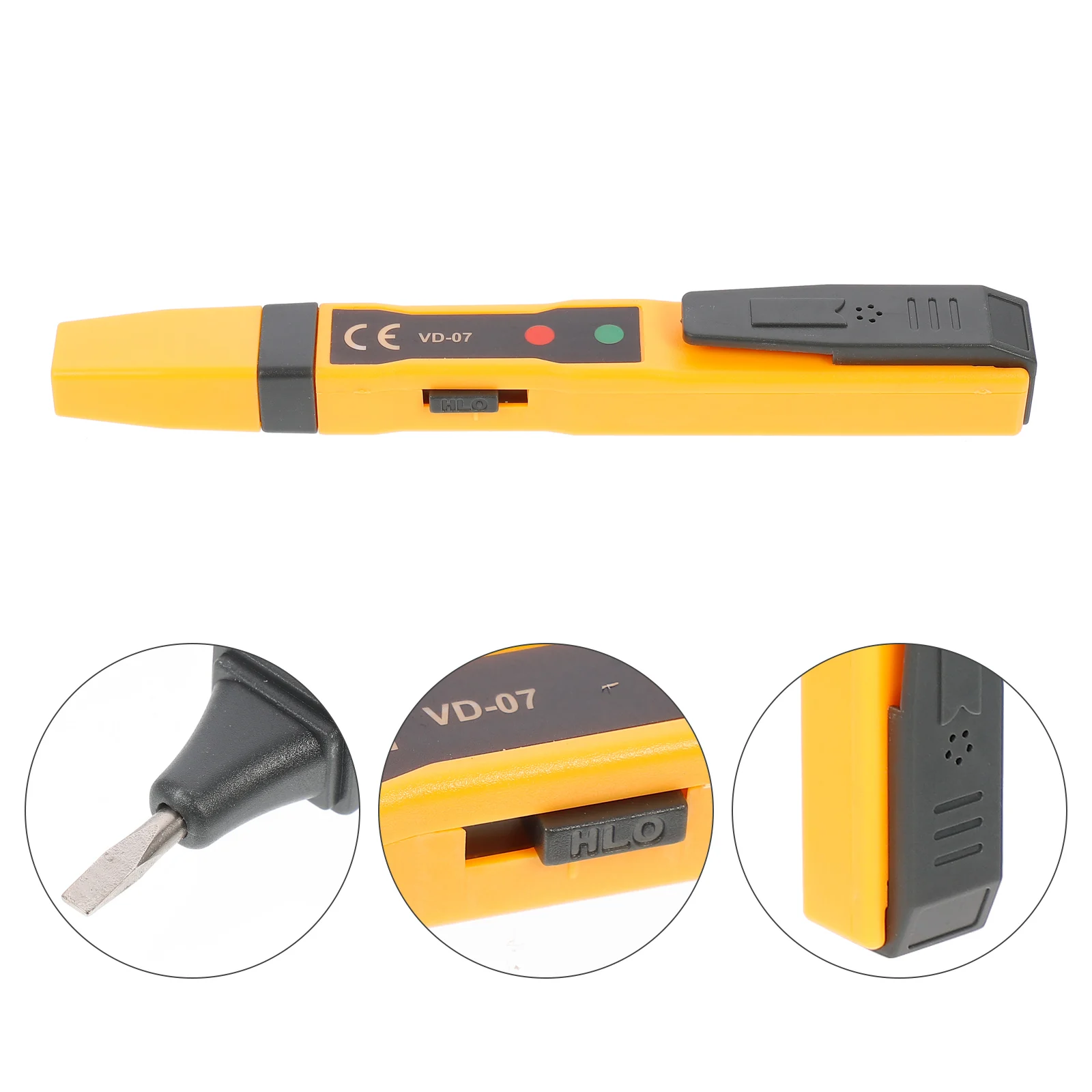 

Non Contact Voltage Tester Electricity Pen Live Wire Flashlight VD07 Series Null Line Checker Safe Operation Household