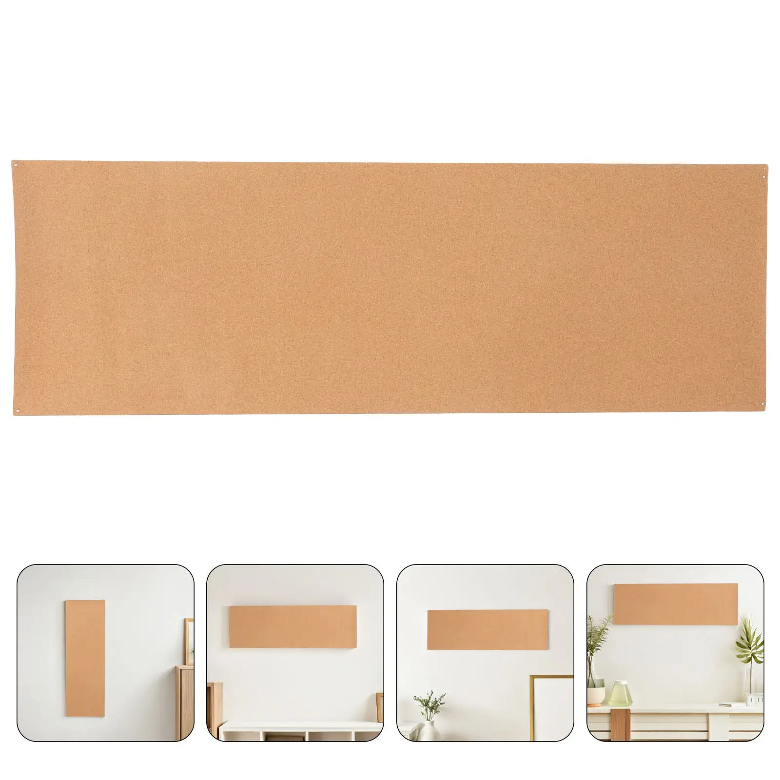 

1 Roll Peel and Stick Soft Cork Board Bulletin Trim 0.12 Thick Adhesive Backing Stick on Corkboard for Office Wall Display 39Ft