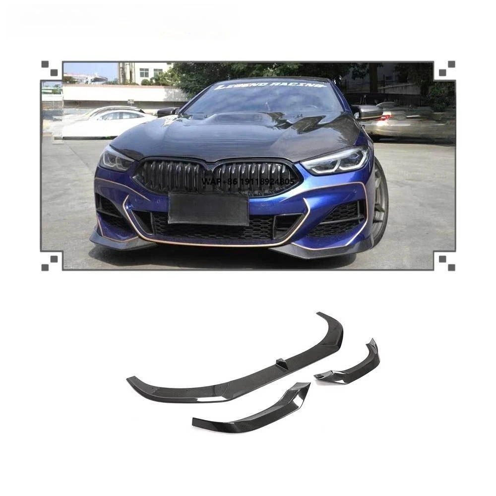 

Dry Carbon Fiber G14 G15 G16 Front Bumper Lip for 8 Series M-Sport 2D 4D 2018-2020 High Performance