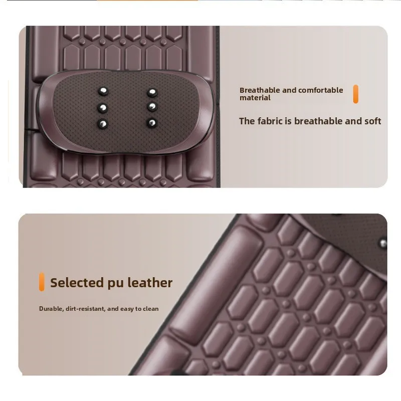 Full body multi-functional kneading heating shoulder neck waist back massage mattress, waist airbag chair physiotherapy